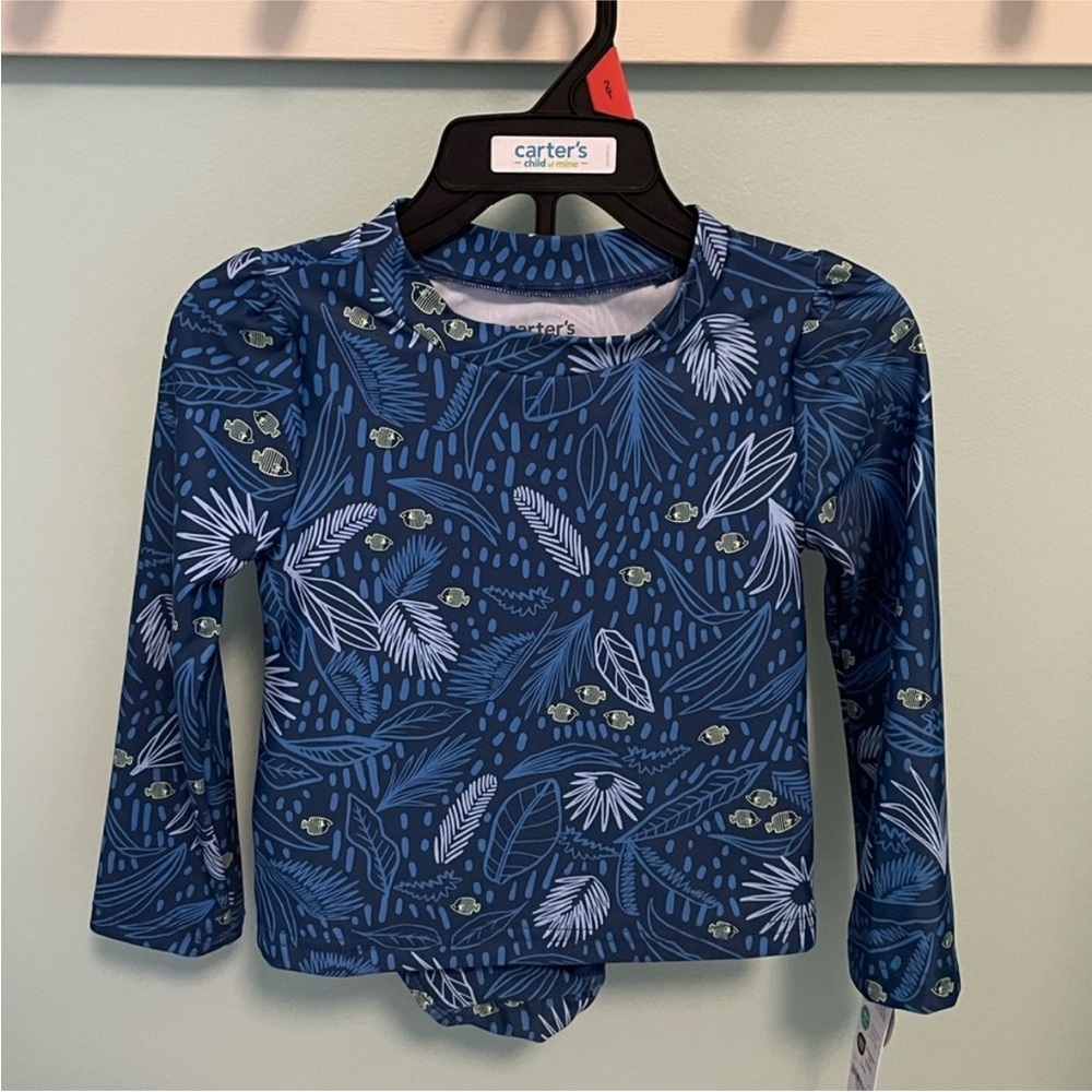 Carter's Floral Two Piece Swimsuit